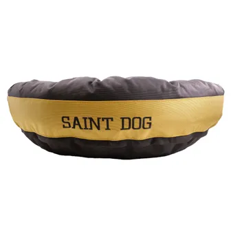 Product image of Dog Bed Round Bolster Armor™ 'Saint Dog'