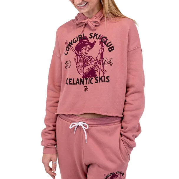 Product image of Cowgirl Ski Club Cropped Hoodie