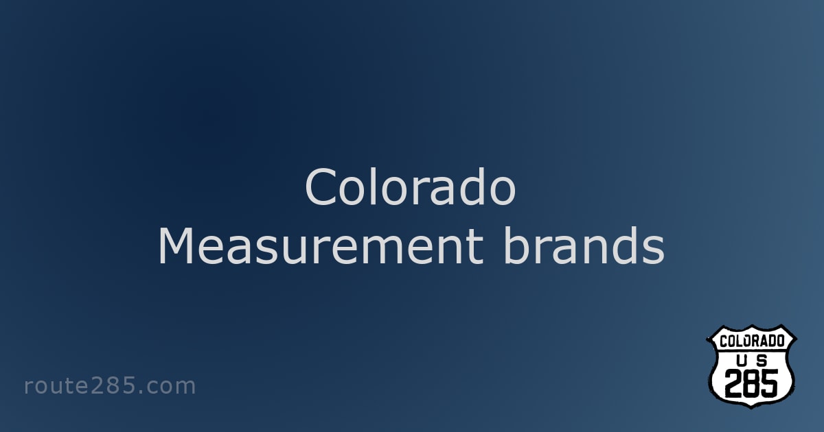 Colorado Measurement brands