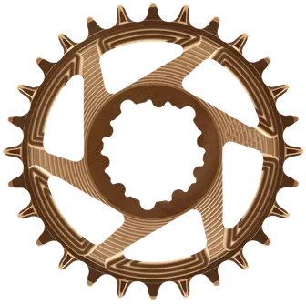 Product image of HELIX Race 3-Bolt Direct Mount Chainrings (multiple sizes) Bronze