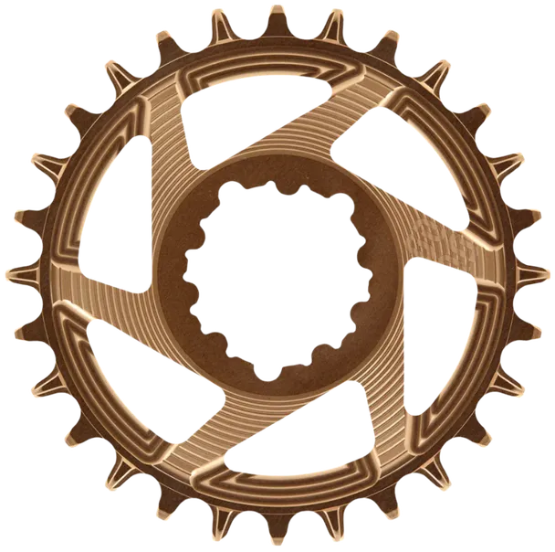 Product image of HELIX Race 3-Bolt Direct Mount Chainrings (multiple sizes) Bronze