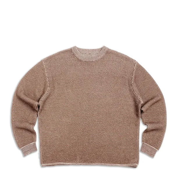 Product image of Waffle Knit Sweater Brown/Tan