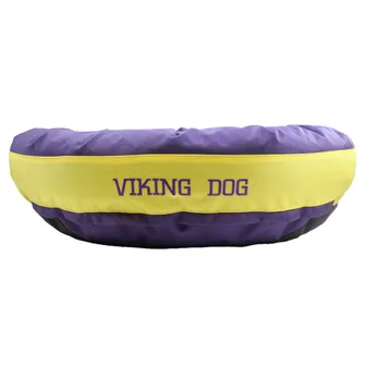 Product image of Dog Bed Round Bolster Armor™ 'Viking Dog'