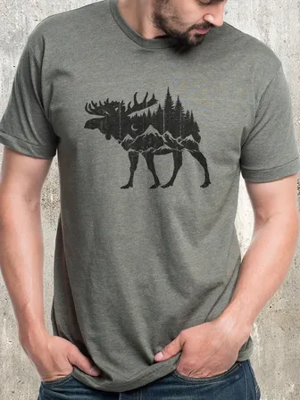 Product image of Moose and Mountains