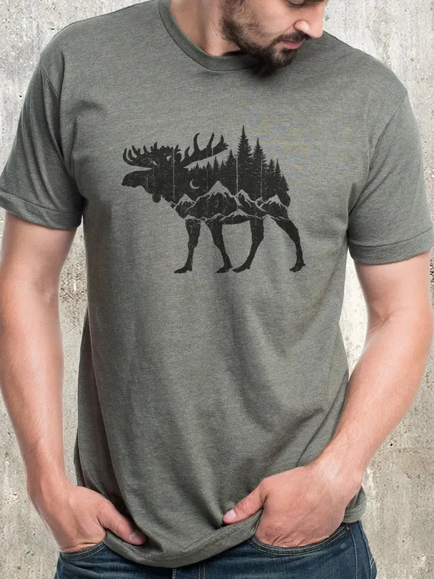 Product image of Moose and Mountains