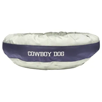 Product image of Dog Bed Round Bolster Armor™  'Cowboy Dog'