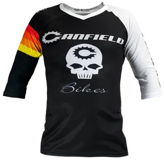 Product image of Canfield Heritage Freeride MTB Jersey 3/4 Sleeve - Black