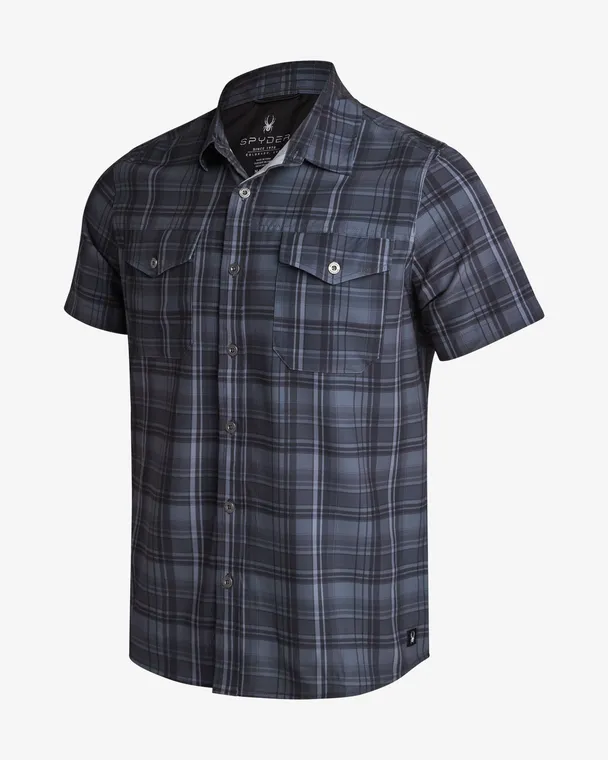 Product image of Men's Seaside Collared Shirt - Black