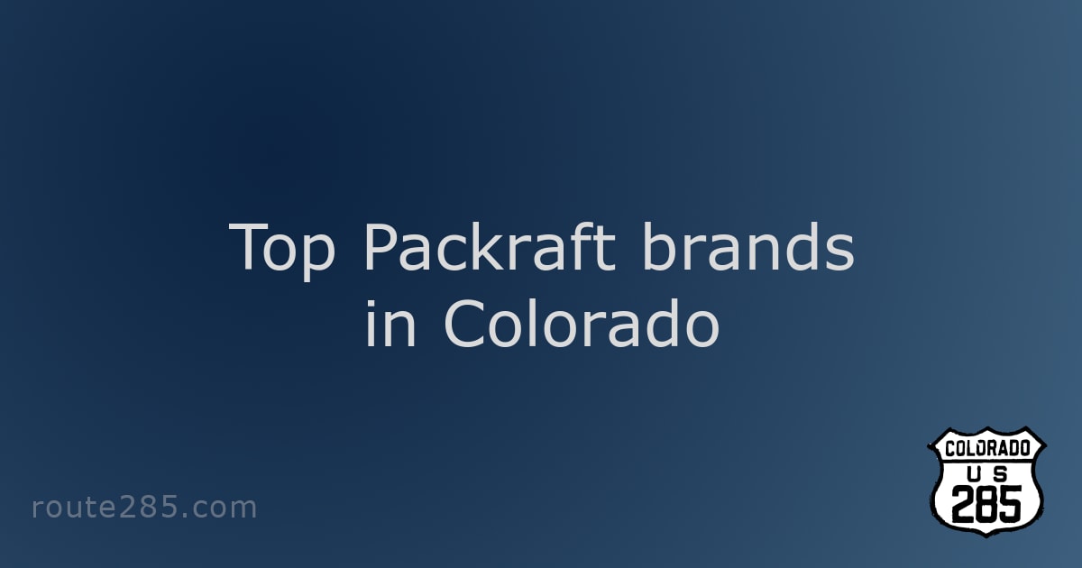 Top Packraft brands in Colorado