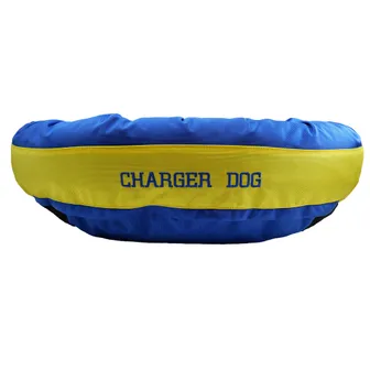 Product image of Dog Bed Round Bolster Armor™ 'Charger Dog'