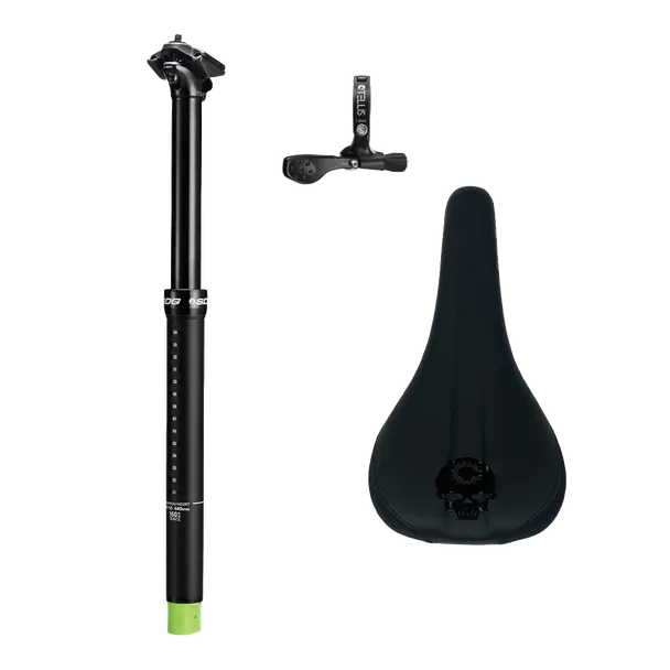Product image of Canfield SDG Bel-Air V3 Lux-Alloy Saddle & Dropper Bundle