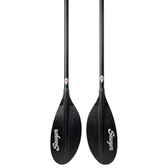 Product image of Sawyer Paddles and Oars Sawyer 1pc Small Stealth Oar w/ rope wrap and CFRT Blade Oars Paddles Mini Oars at Down River Equipment