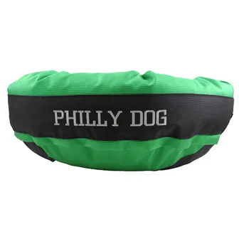 Product image of Dog Bed Round Bolster Armor™ 'Philly Dog'
