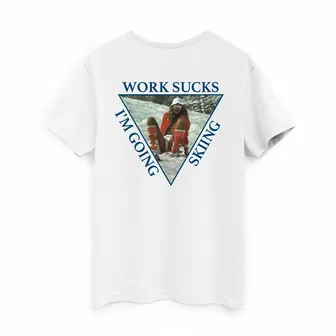 Product image of Work Sucks Supima White