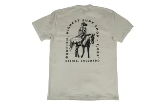 Product image of Badfish Skeleton Cowboy Tombstone T-Shirt