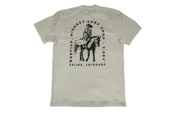 Product image of Badfish Skeleton Cowboy Tombstone T-Shirt