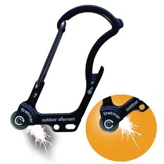 Product image of Firebiner: Fire-starting Multitool Carabiner