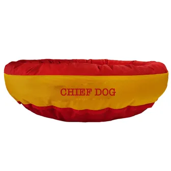 Product image of Dog Bed Round Bolster Armor™ 'Chief Dog'