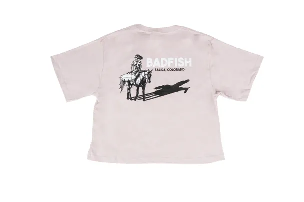 Product image of Badfish Skeleton Cowboy Shadow Women's Crop T