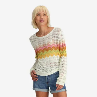 Product image of Women's Craft Knit Sweater in Cream