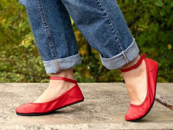Product image of Adult Ankle Strap Ballerine Flat