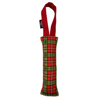 Product image of Fire Hose Holiday Plaid Dog Toy Tug
