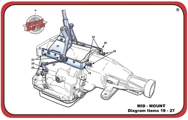 Product image of FORD FMX Shifter Mounting Kit