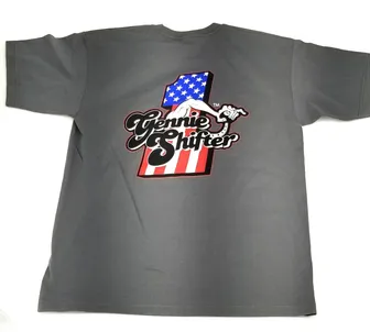 Product image of Made in the USA Gennie Shifter Short Sleeve Logo Tee Shirt