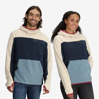 Product image of Unisex Verve Grid Fleece Hoodie in Alpine