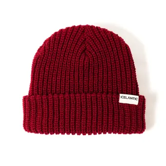 Product image of Chunky Knit Beanie - Cranberry