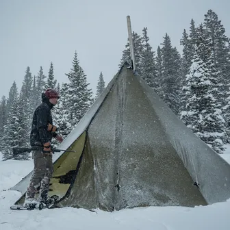 Product image of 12 Person Tipi Hot Tent Bundle