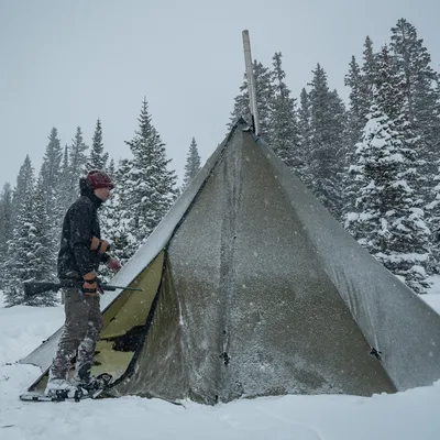 Product image of 12 Person Tipi Hot Tent Bundle