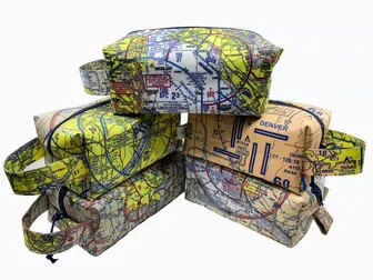 Product image of Pilot's Dopp Kit & Toiletry Travel Bag - Ditty Bag Gear Organizer