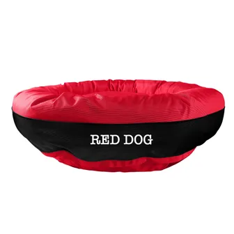 Product image of Dog Bed Round Bolster Armor™  'Red Dog'