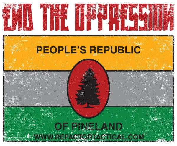 Product image of End the Oppression of Pineland Sticker