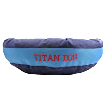 Product image of Dog Bed Round Bolster Armor™ 'Titan Dog'