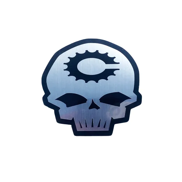 Product image of Canfield Bikes Metallic Skully Sticker