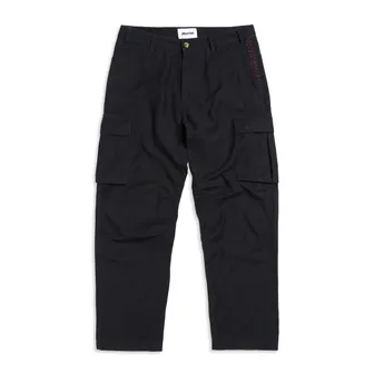 Product image of Washed Slub Cargo Pants Black