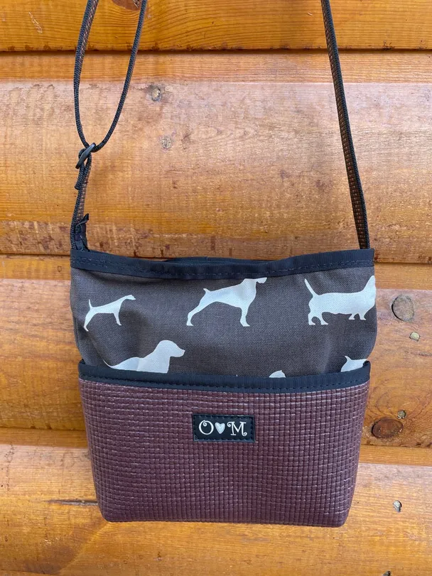 Product image of Bernie Brown Purse-Dog Print