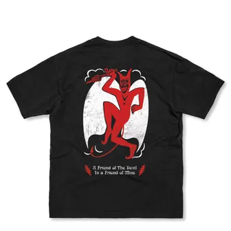 Product image of Friend of the Devil T-Shirt Black