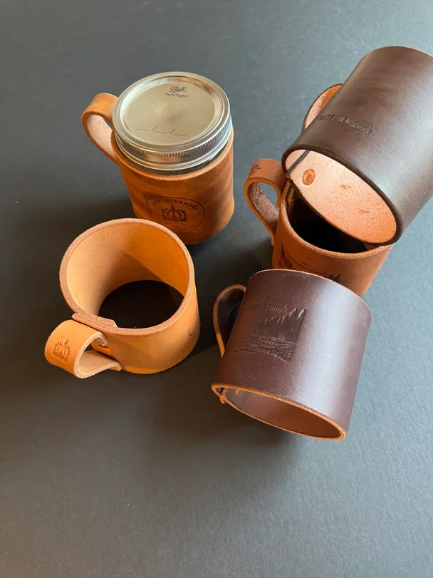 Product image of Palmer Leather Mug **Color chosen randomly** — CATELLIERmade