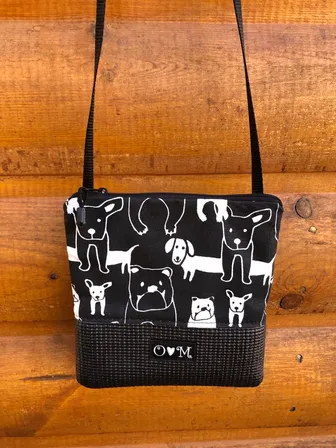 Product image of Stella Black Cross Body Purse-Dogs