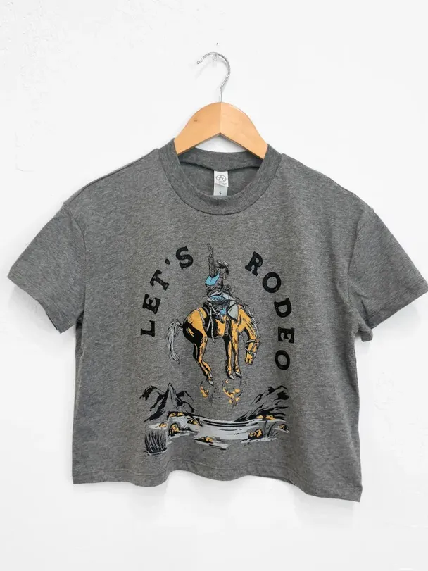 Product image of Lets Rodeo Crop Tee