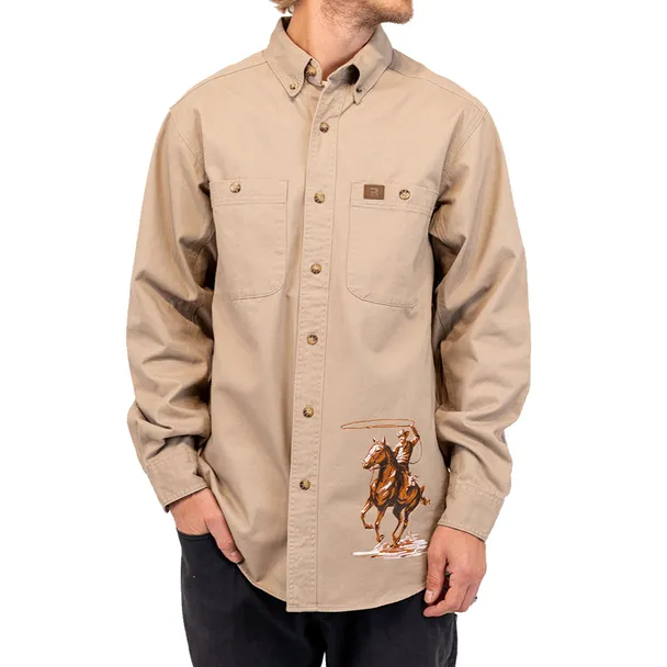 Product image of Wrangler Cowboy Up Work Shirt