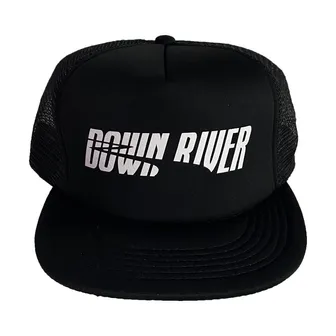 Product image of Down River Equipment Down River Flat Brim Foam Trucker Hat Hats at Down River Equipment