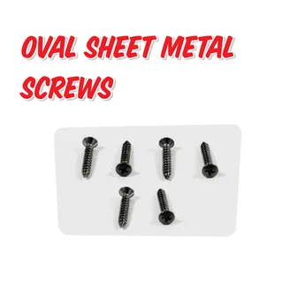 Product image of Oval Sheet Metal Screws - 6 PACK