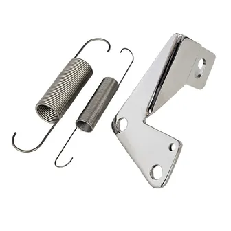 Product image of #2 Carb Bracket Dual Throttle -Spring SS # 3014