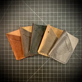 Product image of Bison Leather Unisex Single Pocket Wallet With Cash Slot