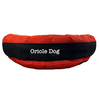 Product image of Dog Bed Round Bolster Armor™  'Oriole Dog'