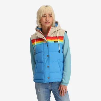 Product image of Women's Epic Bluebird Puffer Hooded Vest